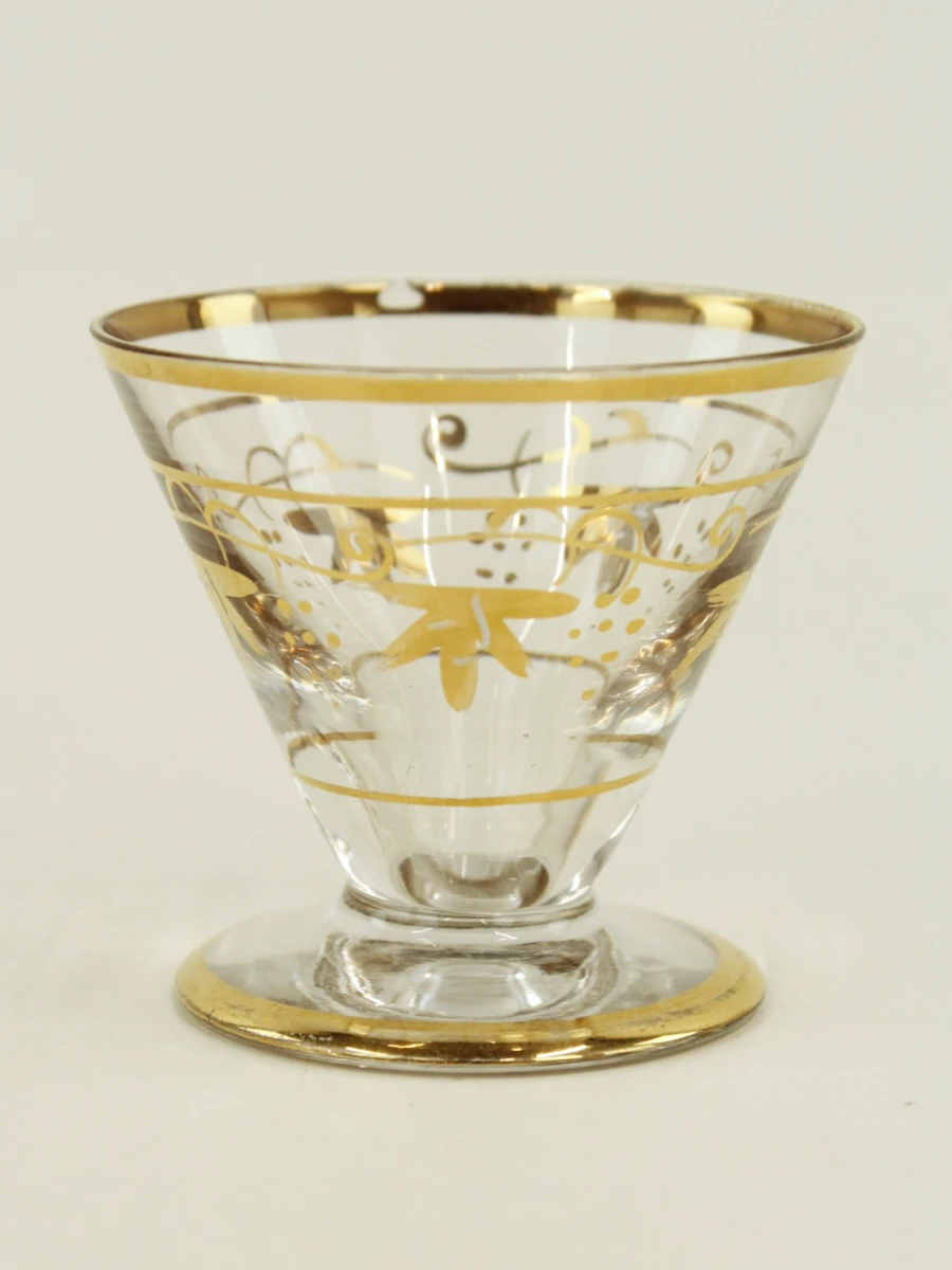 18 Libbey Royal Fern-cocktailglas verfijnd gouden bladversiering - foto 7