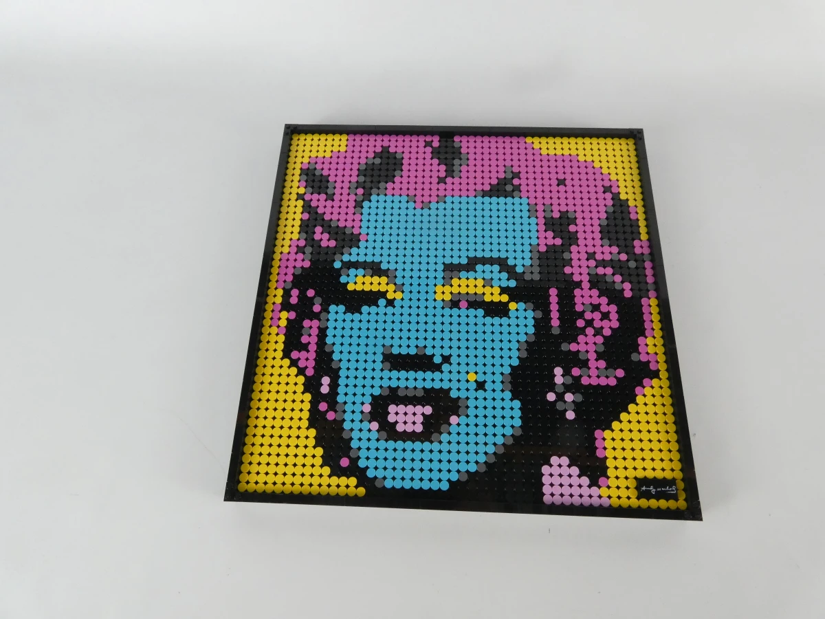 Andy Warhol Lego kader – kavel bij De Kringwinkel, Heverlee