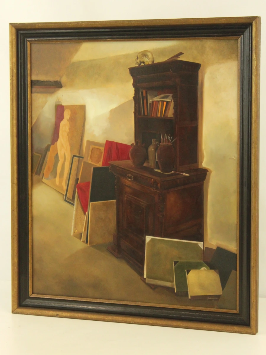 Ludo Mariman (1946–2026) – Het schildersatelier – 1977 - foto 2