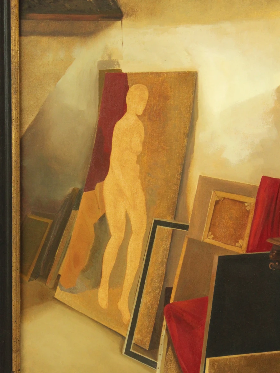 Ludo Mariman (1946–2026) – Het schildersatelier – 1977 - foto 4