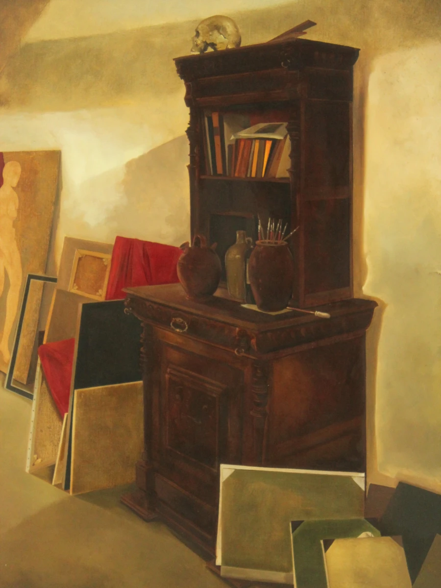 Ludo Mariman (1946–2026) – Het schildersatelier – 1977 - foto 8