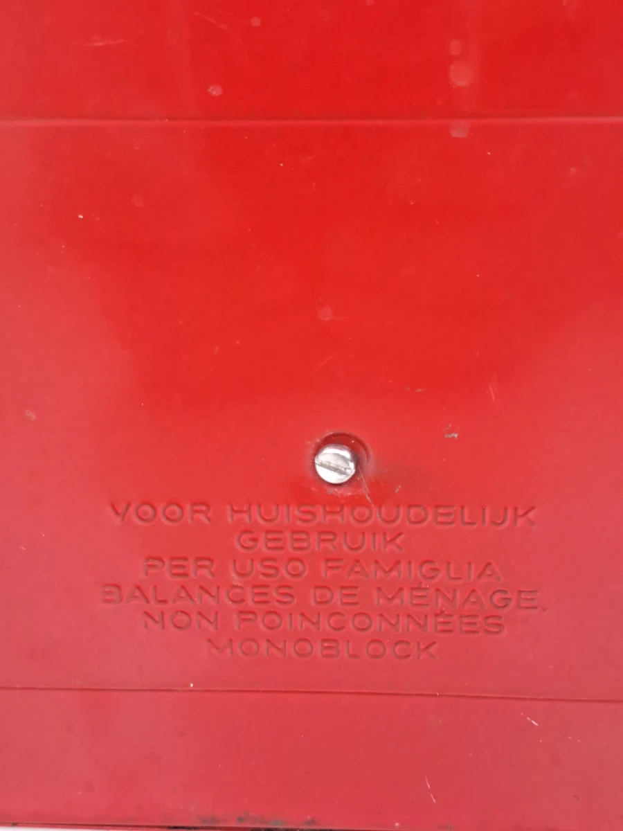 Vintage Stube Keukenweegschaal – Felrood – W.-Germany (Tot 10 kg) - foto 4