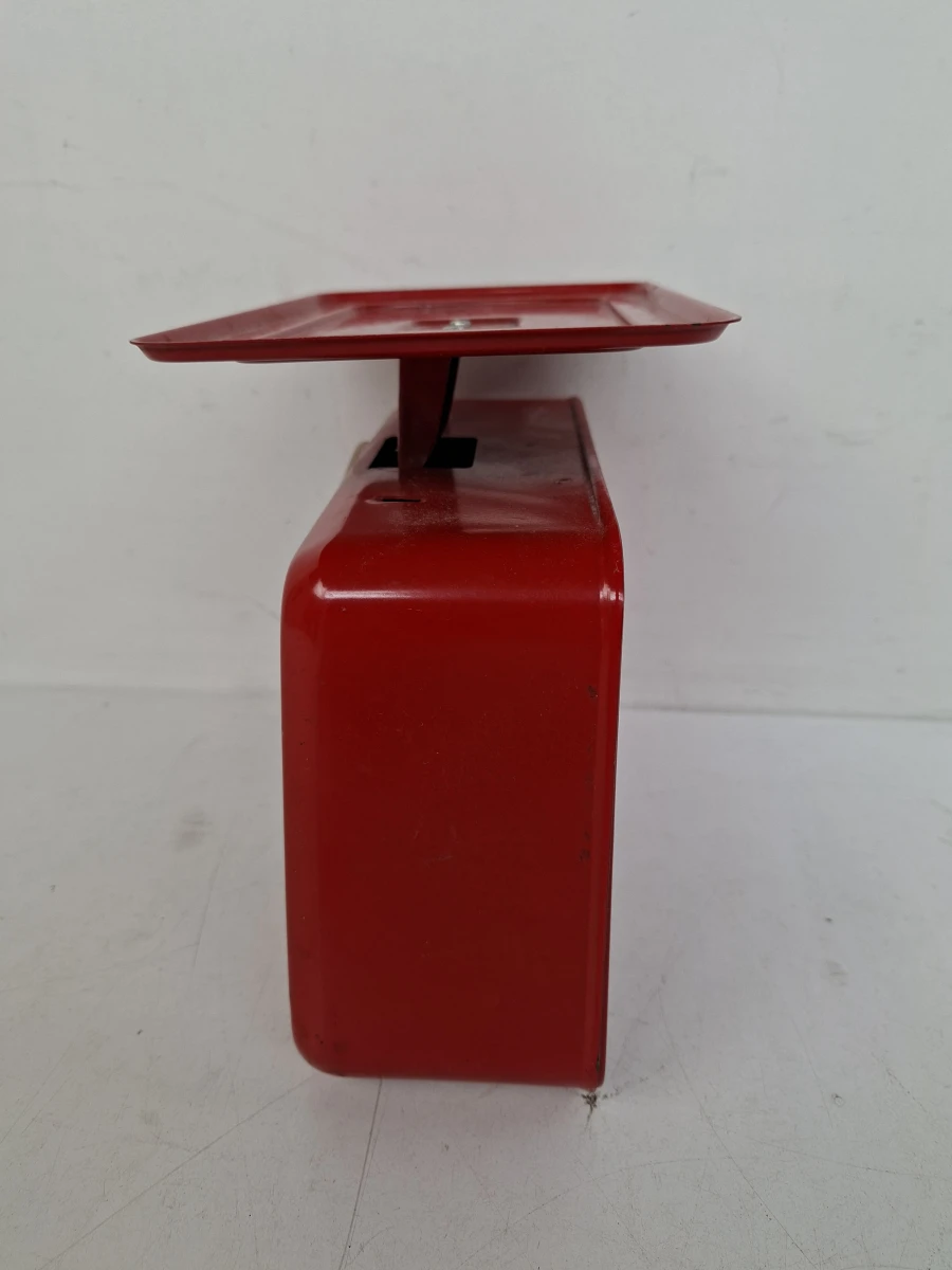 Vintage Stube Keukenweegschaal – Felrood – W.-Germany (Tot 10 kg) - foto 2