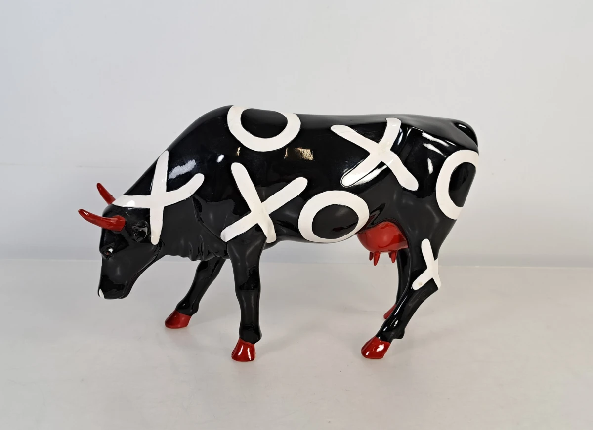 CowParade Hugs and Smooches koe – Westland Giftware, 2000 - foto 4