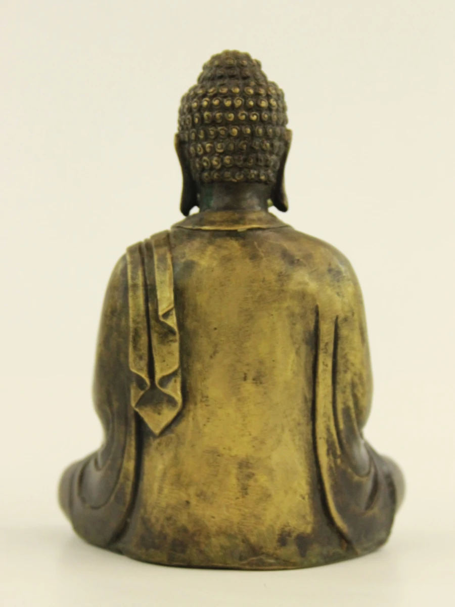 Bronzen Boeddha beeldje - foto 3