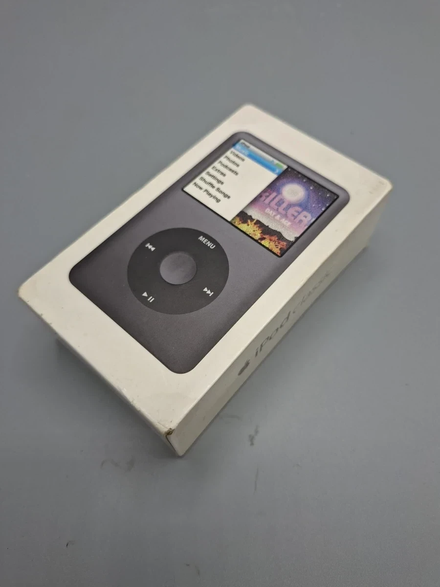 Apple iPod Classic 160GB (Zwart/Zilver) – Complete Set in Originele Doos – Getest met Garantie! - foto 2