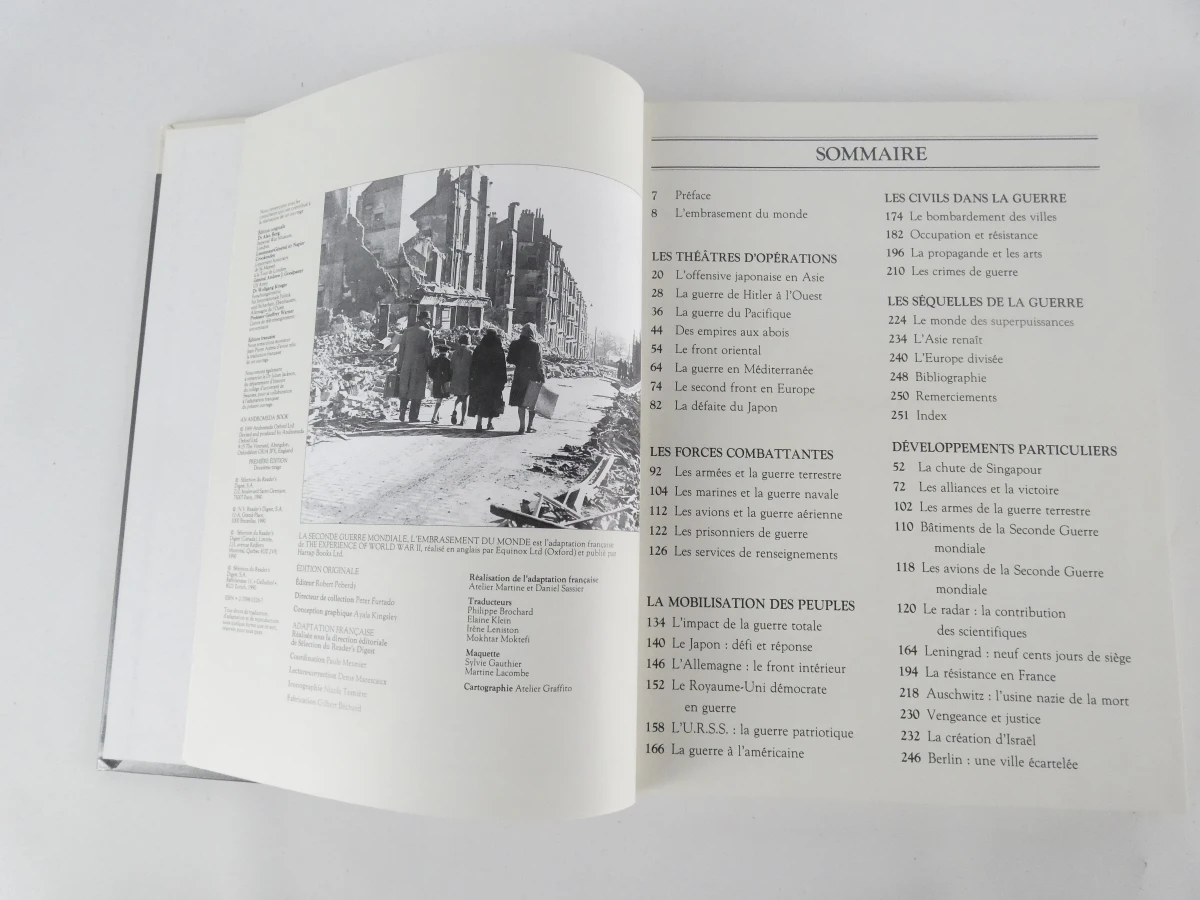2-delige Franstalige boekenreeks Le Monde en Guerre - foto 4