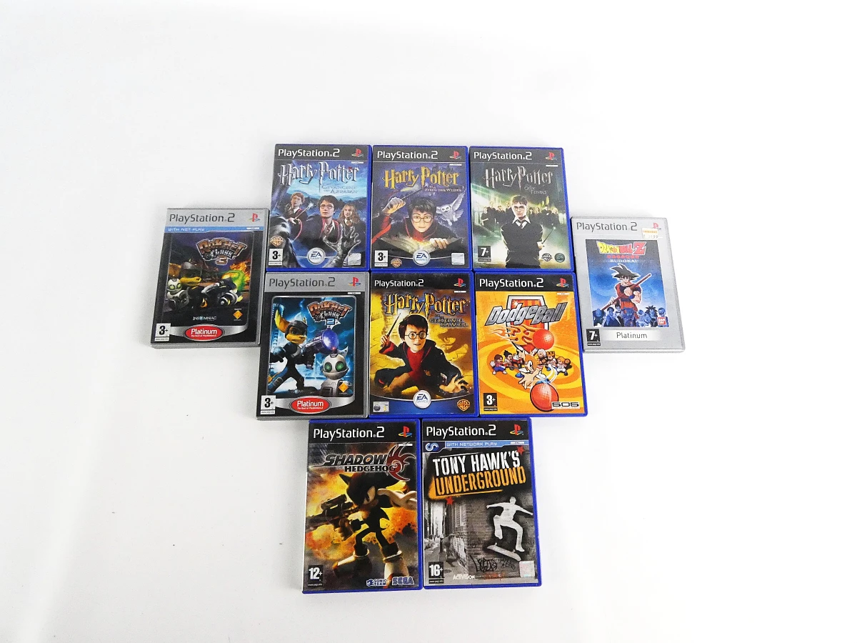 Set van 10 PlayStation 2-games – kavel bij De Kringwinkel, Heverlee