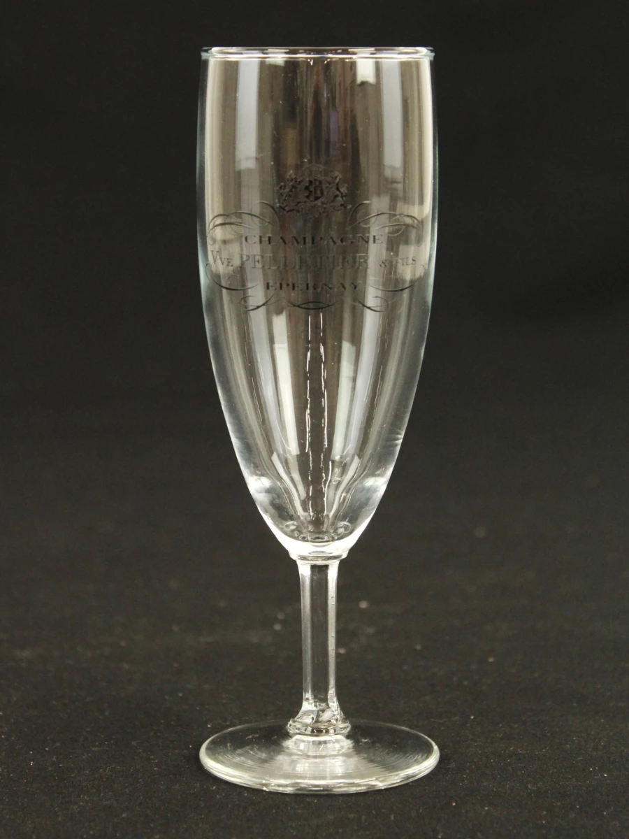 Set van 12 vintage Epernay champagne fluitglazen - foto 3