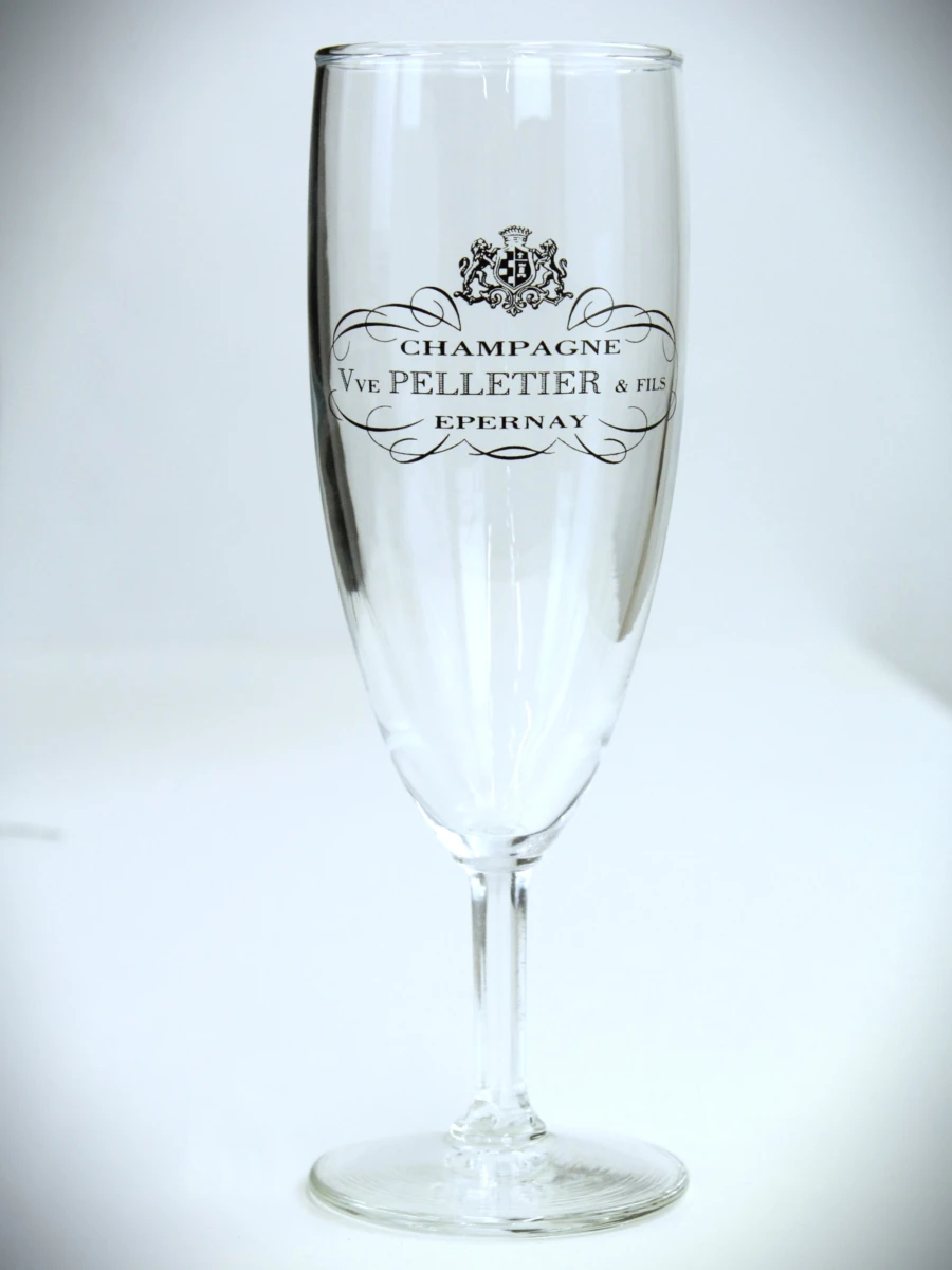 Set van 12 vintage Epernay champagne fluitglazen - foto 4