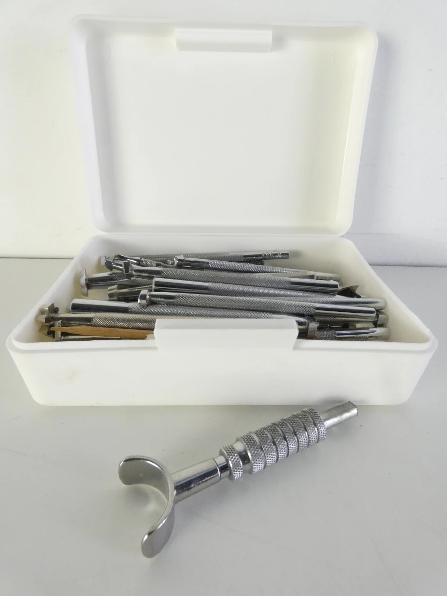 Verzameling vintage Craftool USA leerstempels en graveergereedschap - foto 10