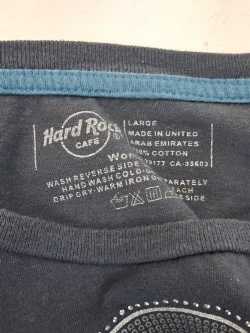 Antraciet dames T-shirt Hardrock Café Rome, Large - foto 3