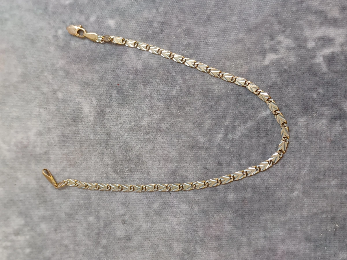 Elegante 18-karaat gouden armband (750 / Italy) - foto 2