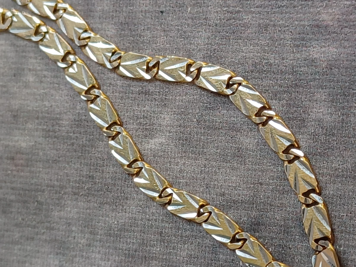 Elegante 18-karaat gouden armband (750 / Italy) - foto 5