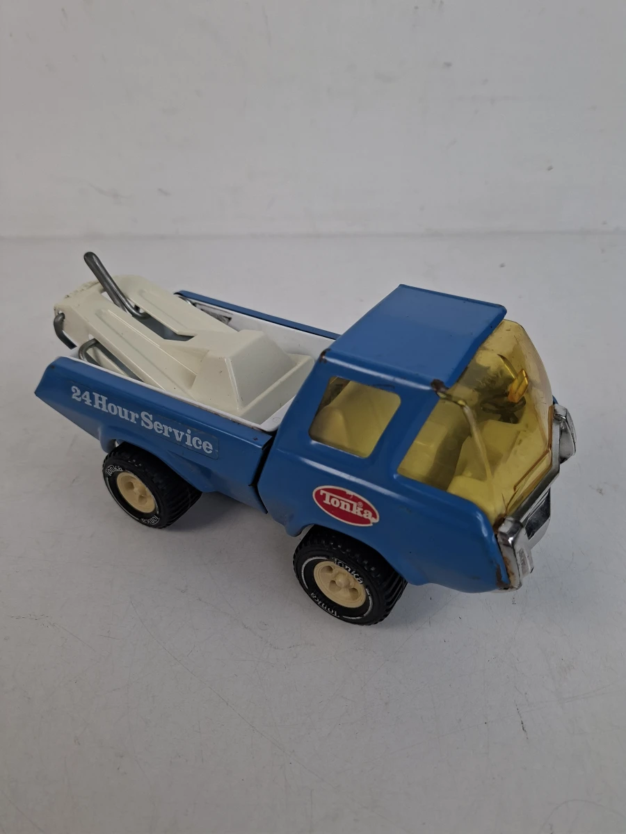 Kavel van 3 Vintage Tonka Voertuigen – Geperst Staal & Retro Speelgoed - foto 4