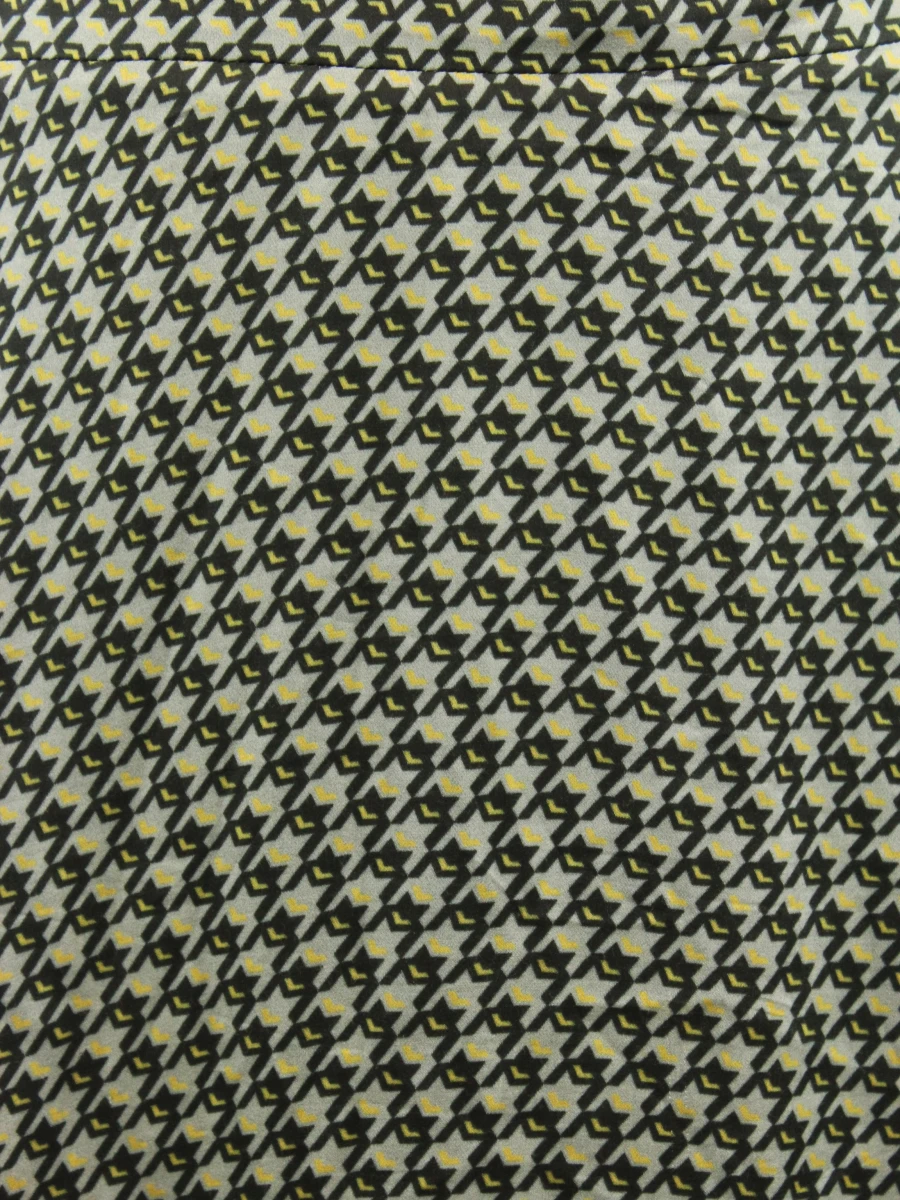 Natan Belgium elegante lange damesrok met blauw-grijs paisleypatroon met beige accenten - foto 3