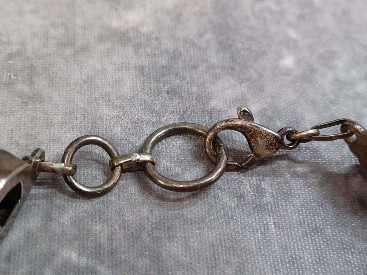 Zilveren hanger en armband met turquoise stenen - foto 11