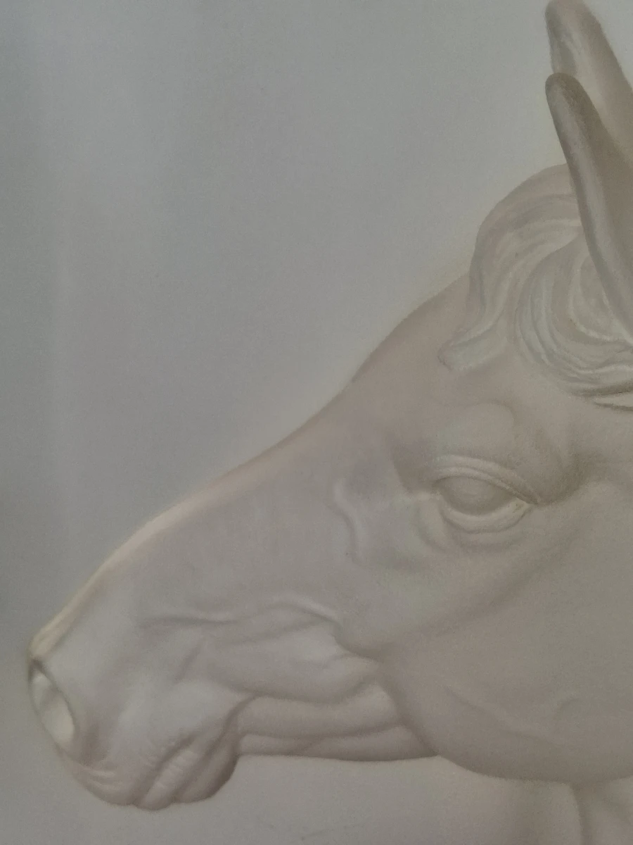 Decoratieve tafellamp met paardenhoofd in reliëf - foto 7