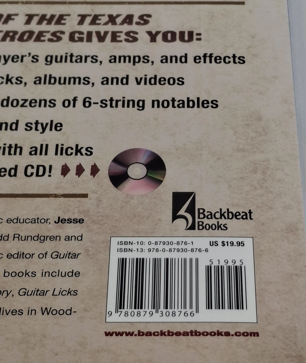 Uniek Gitaarboek + CD: Guitar Licks of Texas Blues-Rock Heroes - foto 3