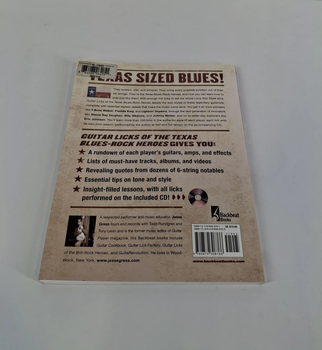 Uniek Gitaarboek + CD: Guitar Licks of Texas Blues-Rock Heroes - foto 2