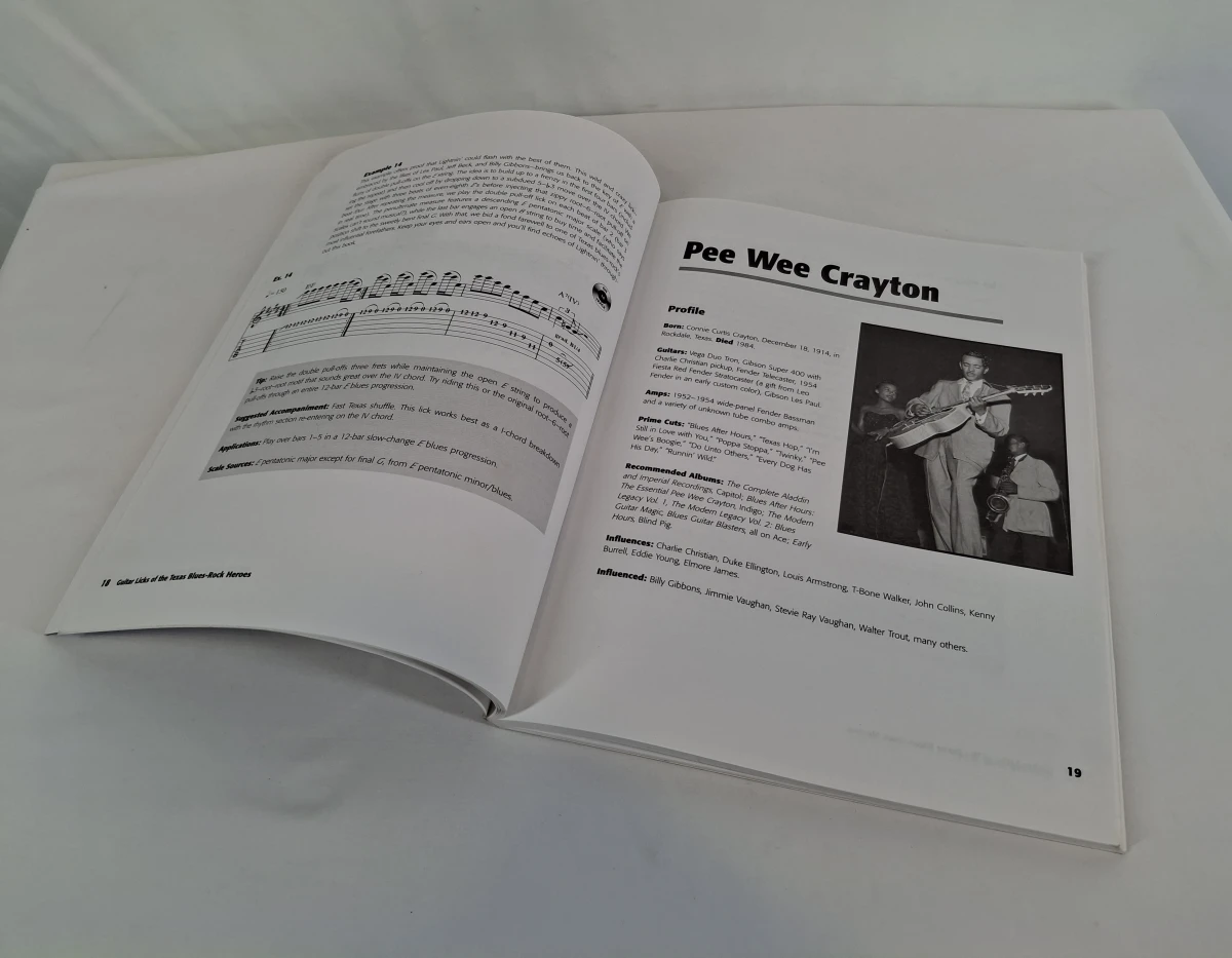 Uniek Gitaarboek + CD: Guitar Licks of Texas Blues-Rock Heroes - foto 7