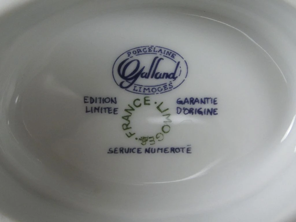 Klassiek porseleinen servies Limoges voor 8 personen - foto 13