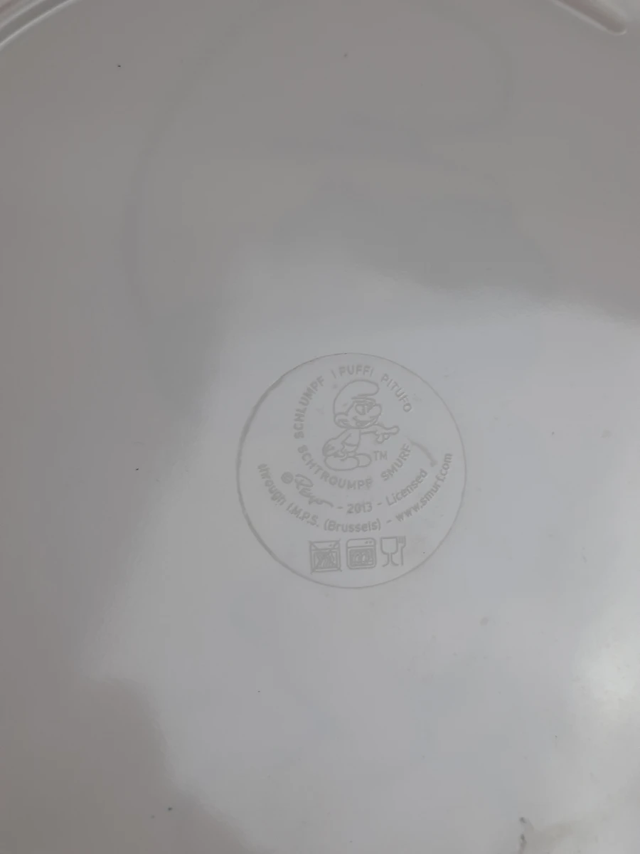 Smurfen Bord "Class President" (2013) – Brilsmurf Melamine Kinderbord