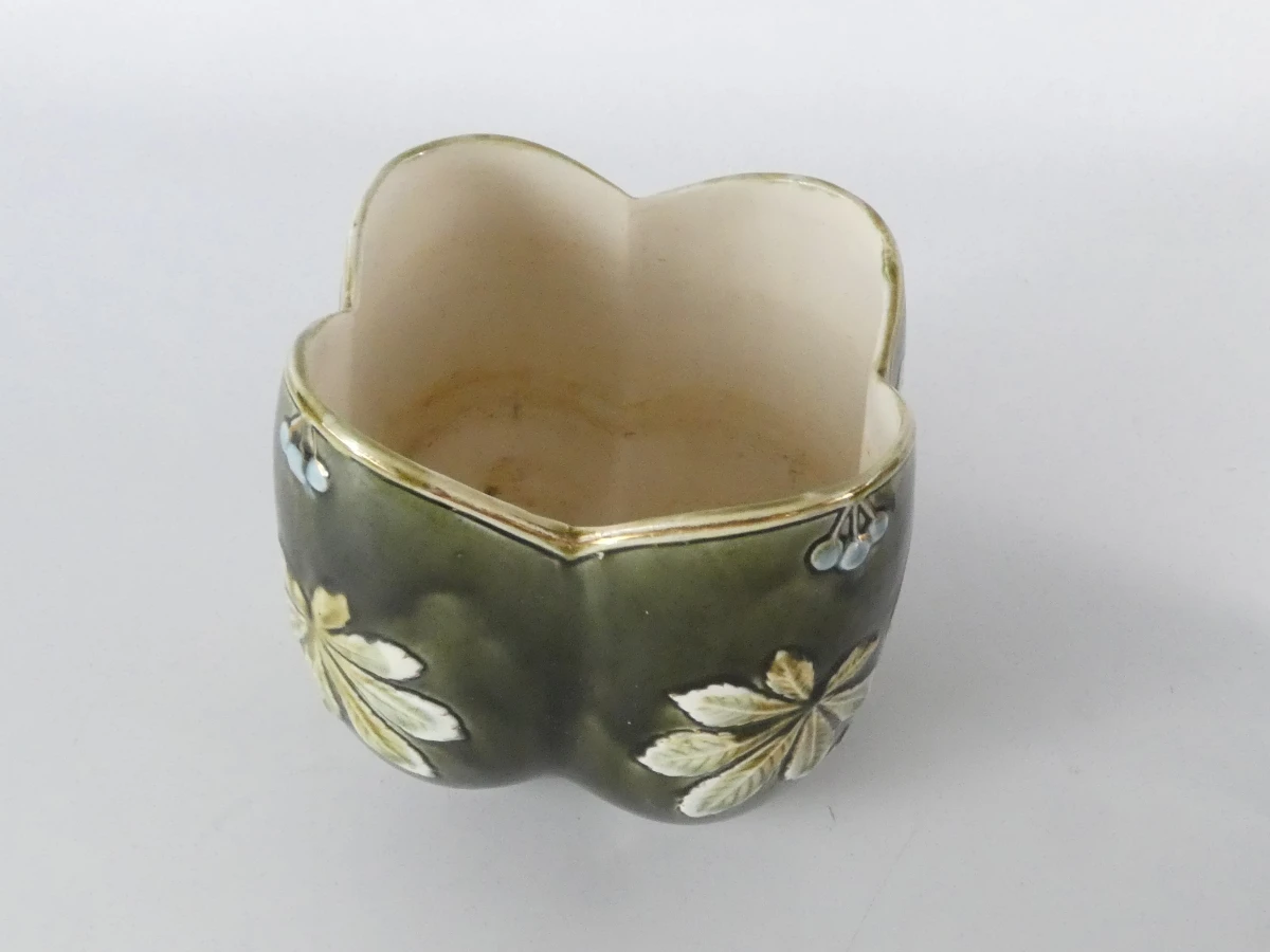 Exquisite Art Nouveau Keramiek Trio – Bohemen, Engeland, Frankrijk - foto 14