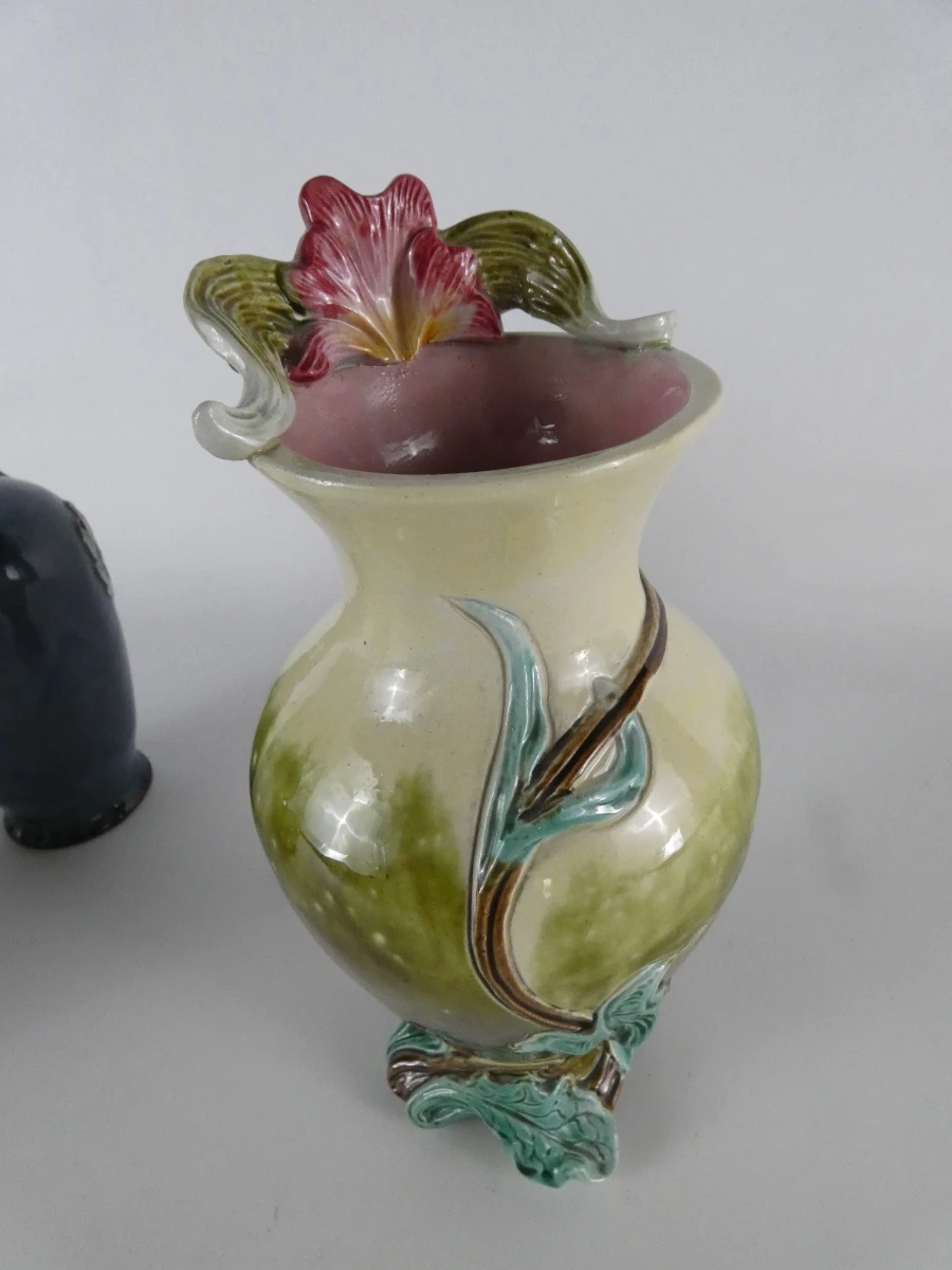 Exquisite Art Nouveau Keramiek Trio – Bohemen, Engeland, Frankrijk - foto 13