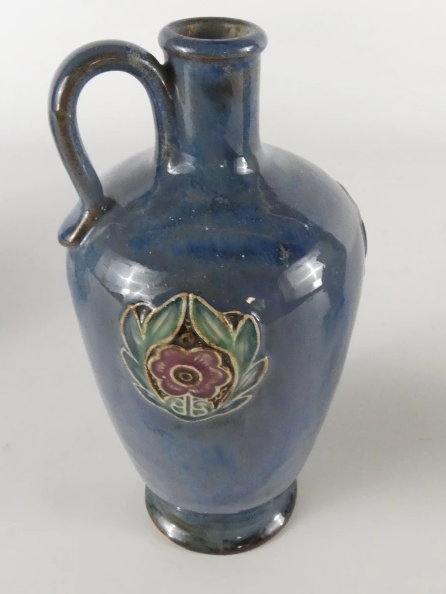 Exquisite Art Nouveau Keramiek Trio – Bohemen, Engeland, Frankrijk - foto 6