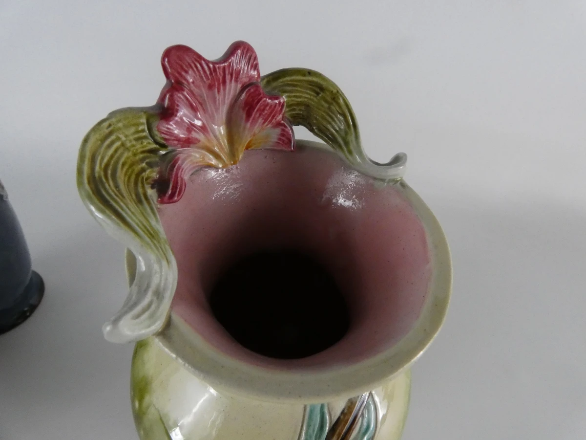 Exquisite Art Nouveau Keramiek Trio – Bohemen, Engeland, Frankrijk - foto 7
