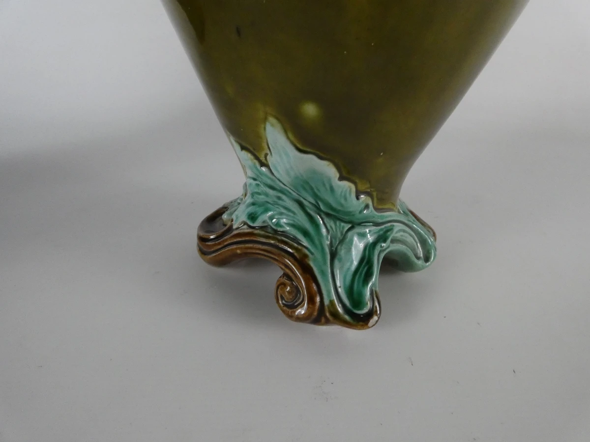 Exquisite Art Nouveau Keramiek Trio – Bohemen, Engeland, Frankrijk - foto 9
