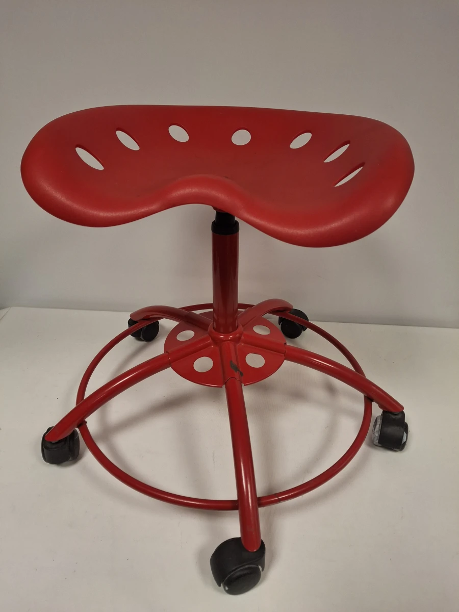 Set vintage IKEA trolley's met bijhorende Traktor-kruk. - foto 12