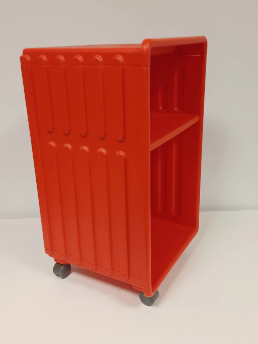 Set vintage IKEA trolley's met bijhorende Traktor-kruk. - foto 8