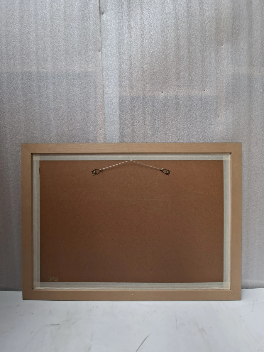 Grote Ingelijste Kunstdruk naar Pablo Picasso – "20.8.70" (Avignon Periode) – Luxe Houten Wissellijst - foto 3
