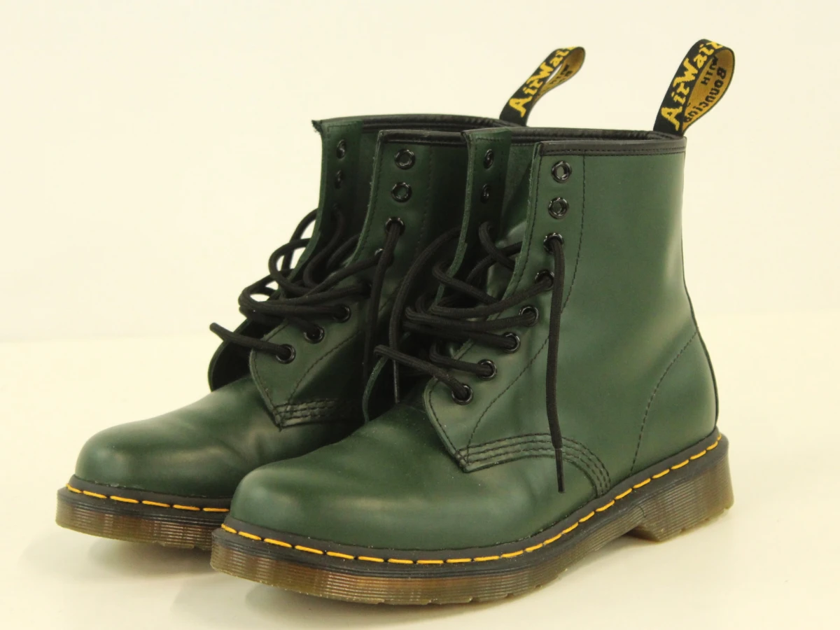 Dr. Martens veterlaarsjes in mooi groen - nieuw - foto 2