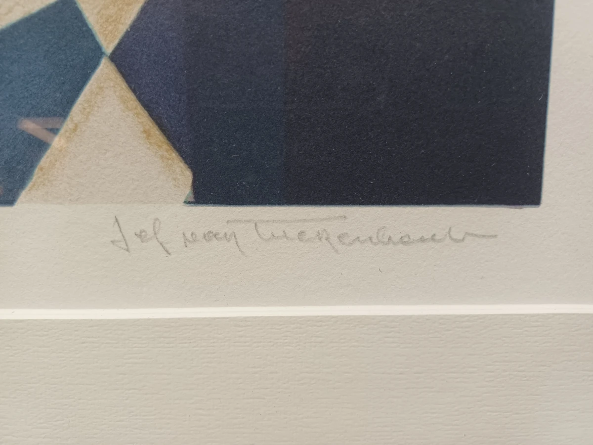 Kleurenlitho 'Antilope' -  Jef Van Tuerenhout - foto 3