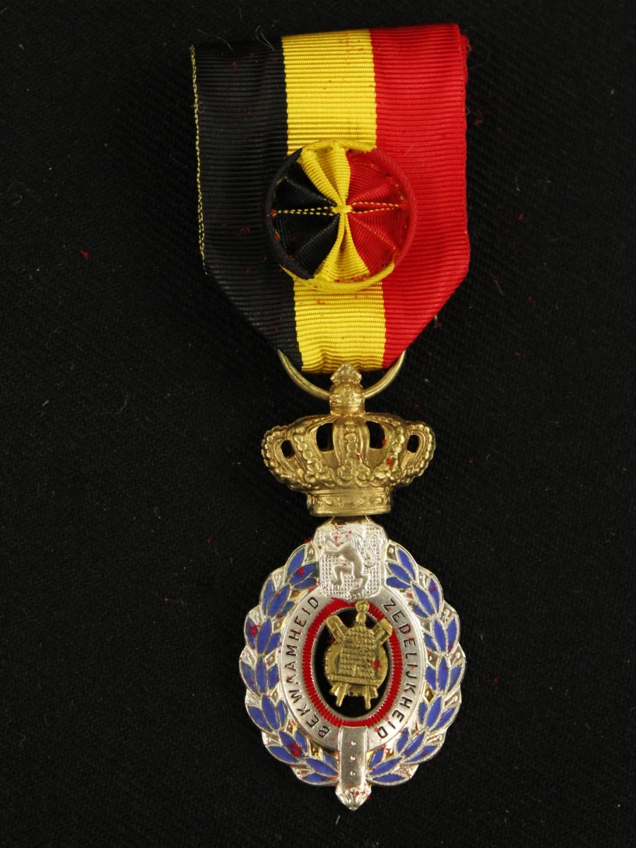 Militair lot van medailles, eretekens en uniformknopen - foto 8