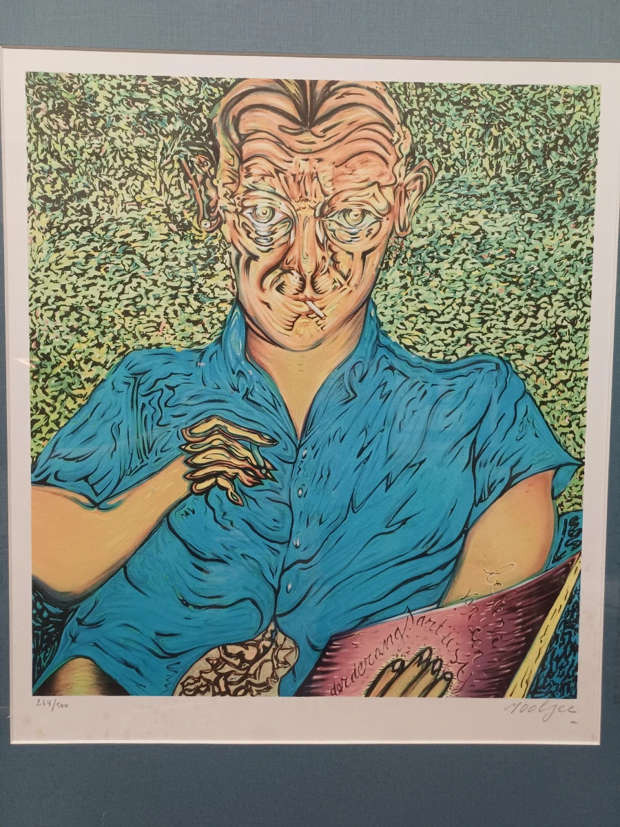 Originele kleurenlitho Pjeroo Roobjee - foto 2