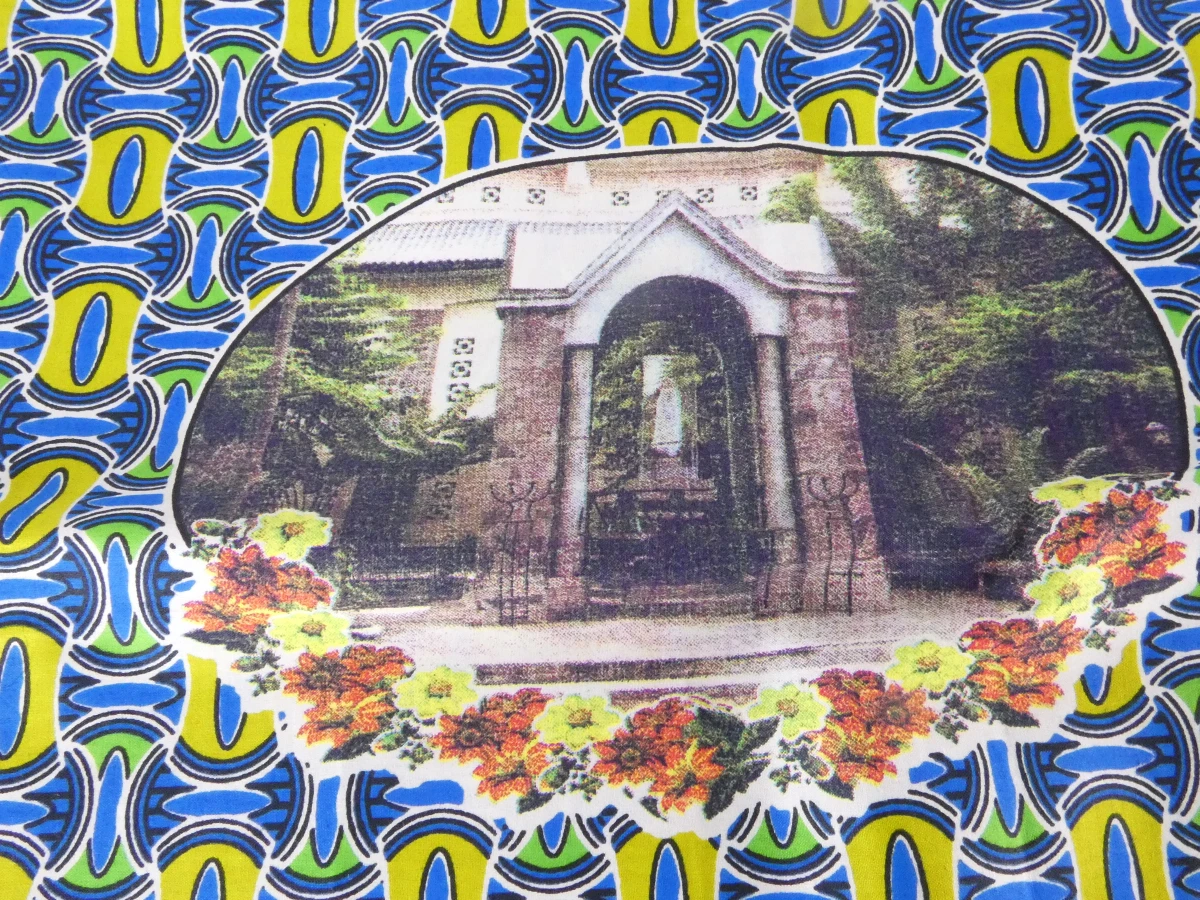 Set van kleurrijke Afrikaanse waxprintstoffen - foto 9