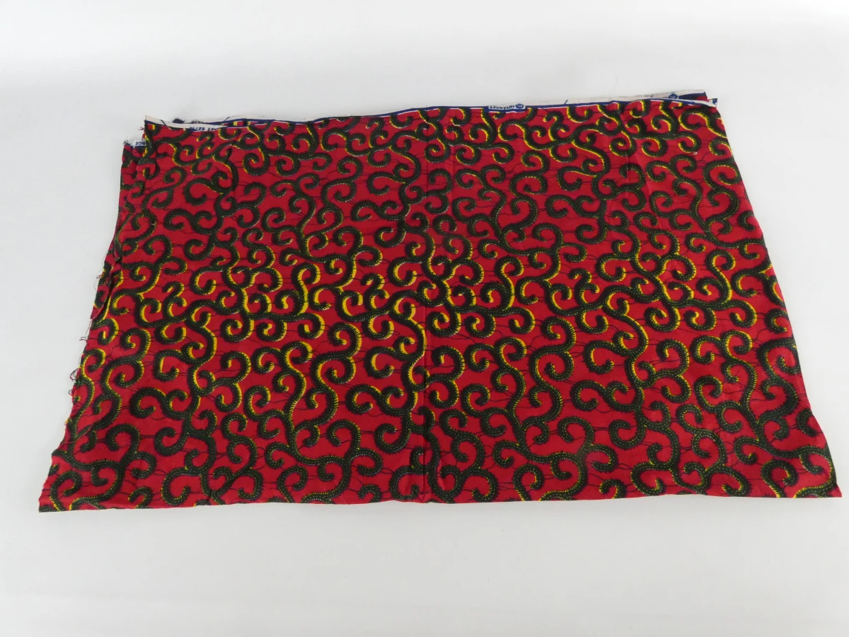 Set van kleurrijke Afrikaanse waxprintstoffen - foto 16