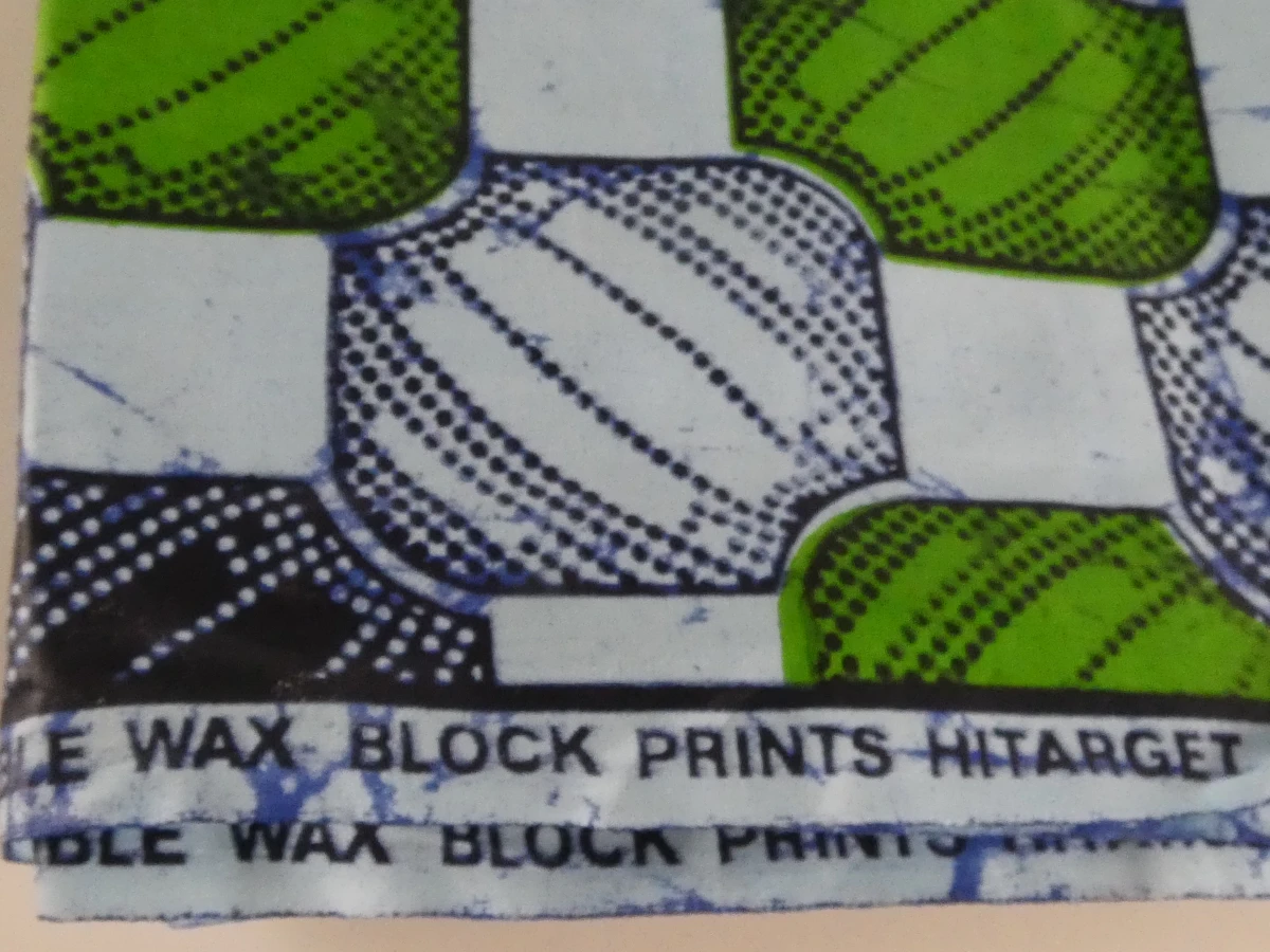 Set van kleurrijke Afrikaanse waxprintstoffen - foto 28