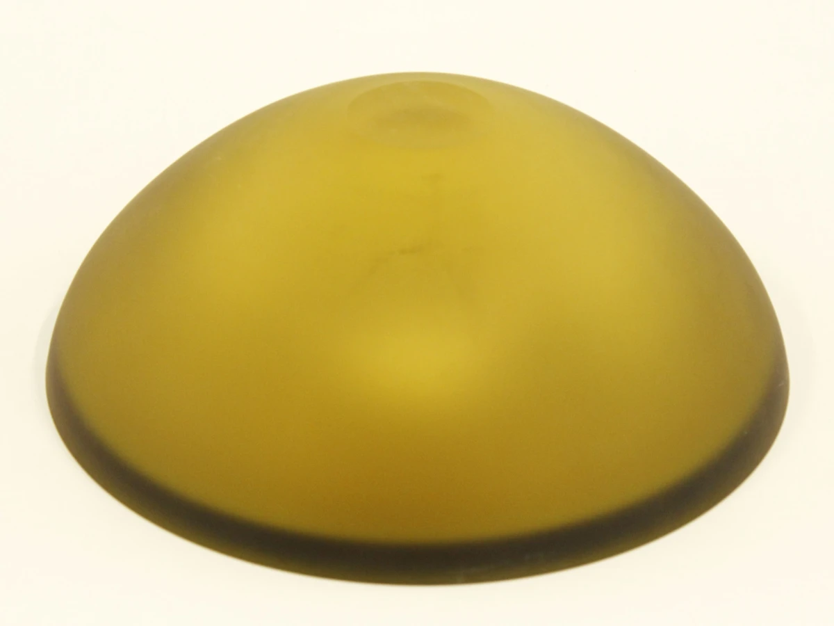 Anna Torfs Basics - Groot handgemaakt glaskunstobject in green amber met certificaat en originele doos - foto 10