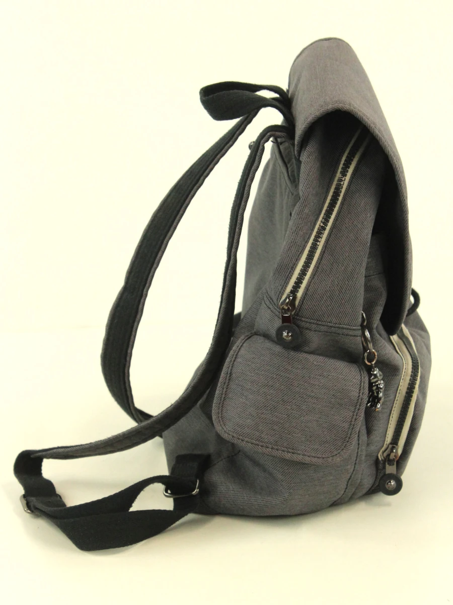 Kipling antracietgrijze rugzak model Osho - foto 3