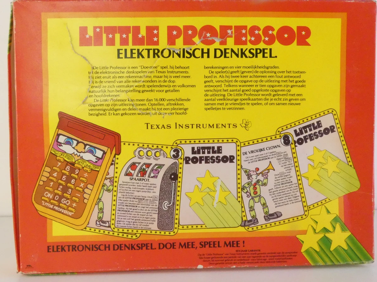 Little Professor elektronisch denkspel met spelborden en kaarten - foto 4