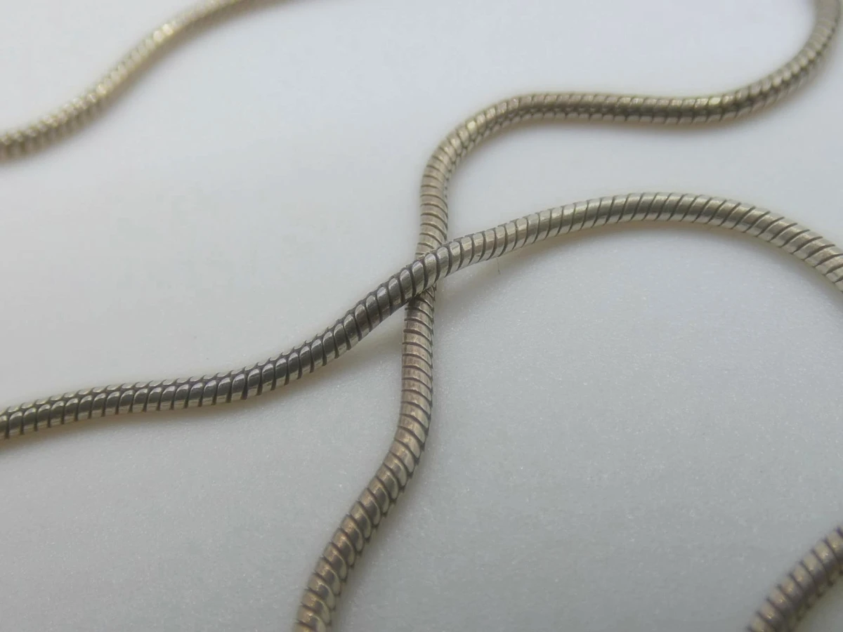 Zilveren slangenketting - foto 4
