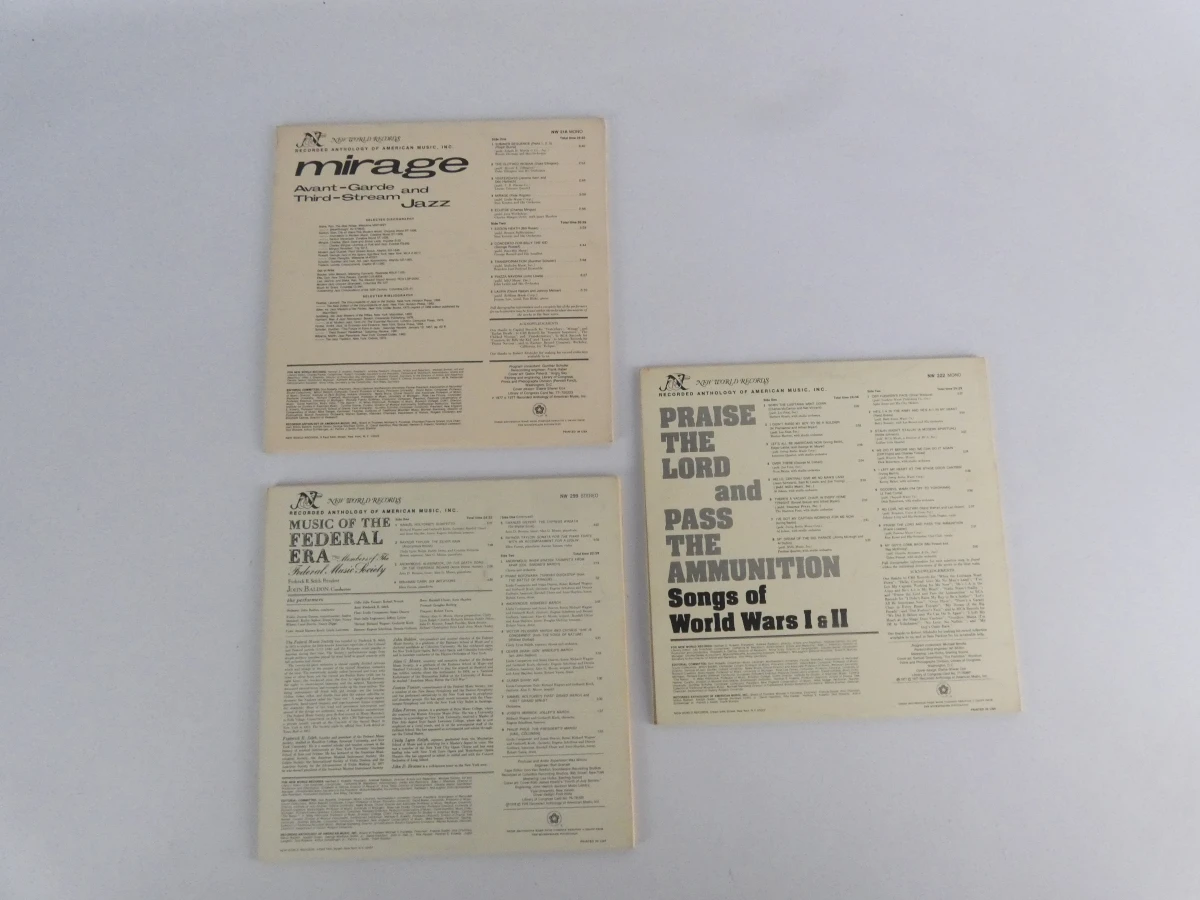 New World Records Anthology Collection – 10 LP's (1976-1977) - foto 10