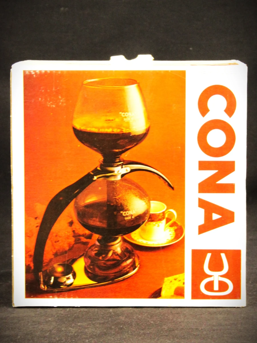 CONA vintage coffee syphon brewer (In Originele Doos) - foto 7