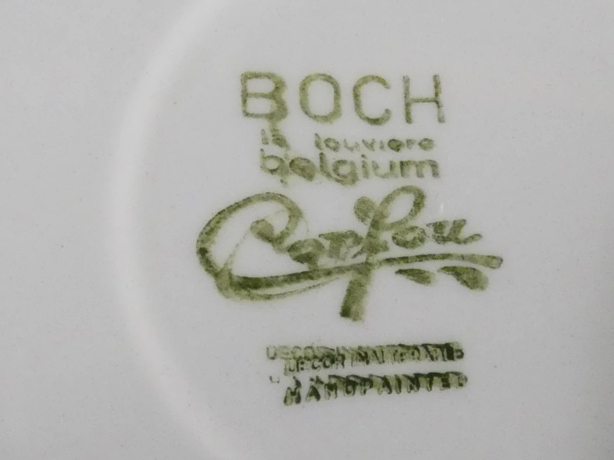 Vintage Boch La Louvière Corfou theeservies – jaren 60 – uitgebreide set - foto 16