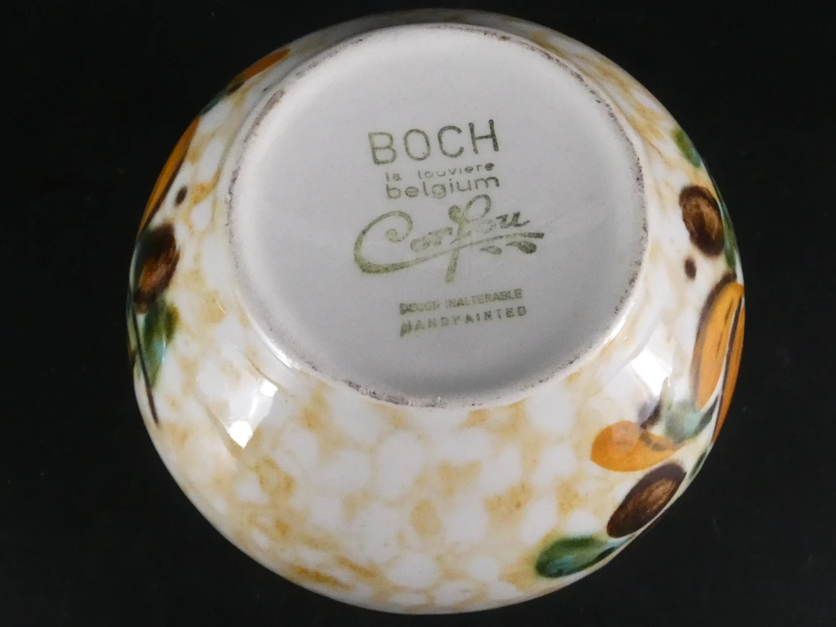 Vintage Boch La Louvière Corfou theeservies – jaren 60 – uitgebreide set - foto 25